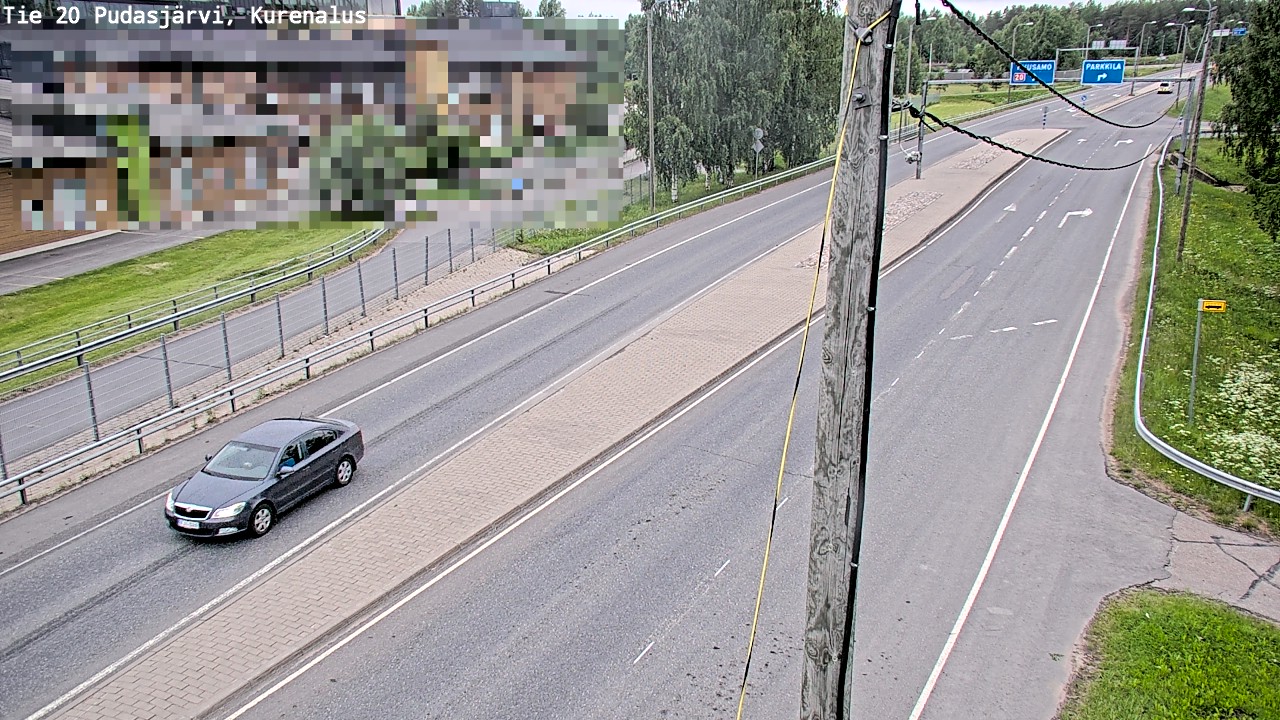 Kelikamerat Kuva Tie 20 Pudasjärvi, Kurenalus, Pudasjärvi, Pohjois-Pohjanmaa