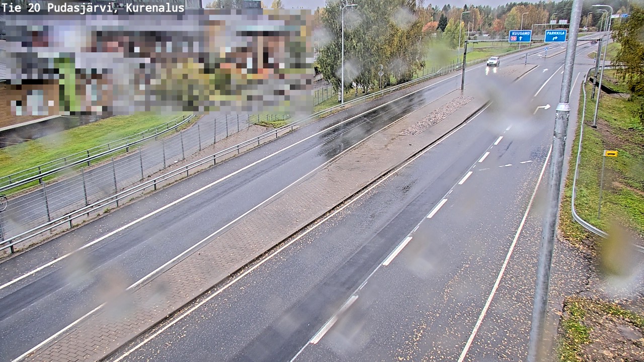 Weather Camera Image Road 20 Pudasjärvi, Kurenalus, Pudasjärvi, Pohjois-Pohjanmaa