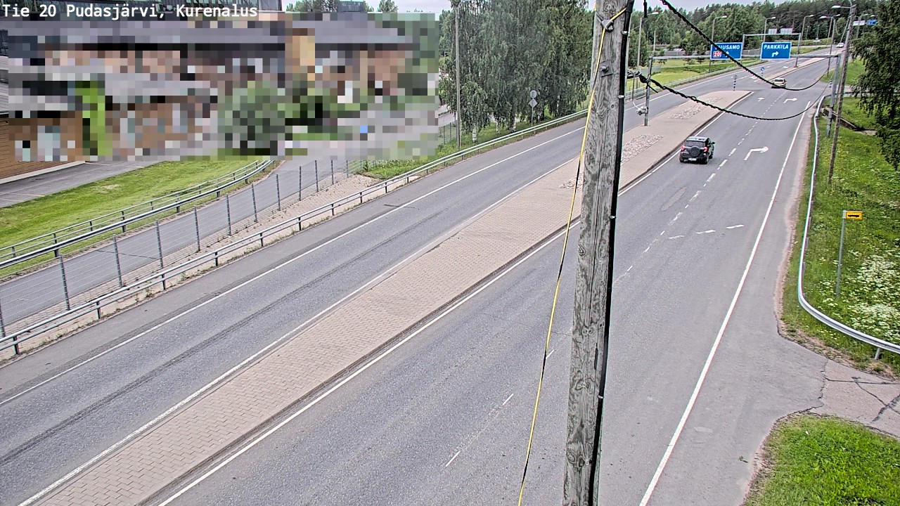 Kelikamerat Kuva Tie 20 Pudasjärvi, Kurenalus, Pudasjärvi, Pohjois-Pohjanmaa