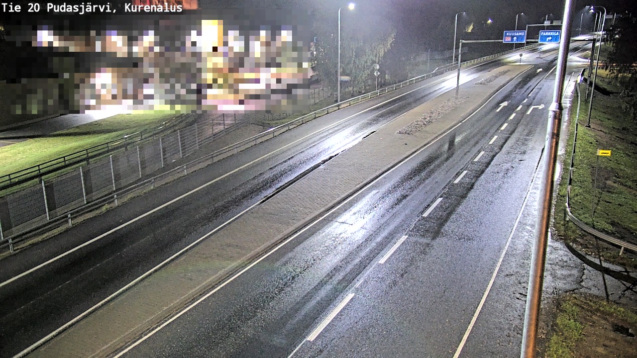 Weather Camera Image Väg 20Pudasjärvi, Kurenalus, Pudasjärvi, Pohjois-Pohjanmaa