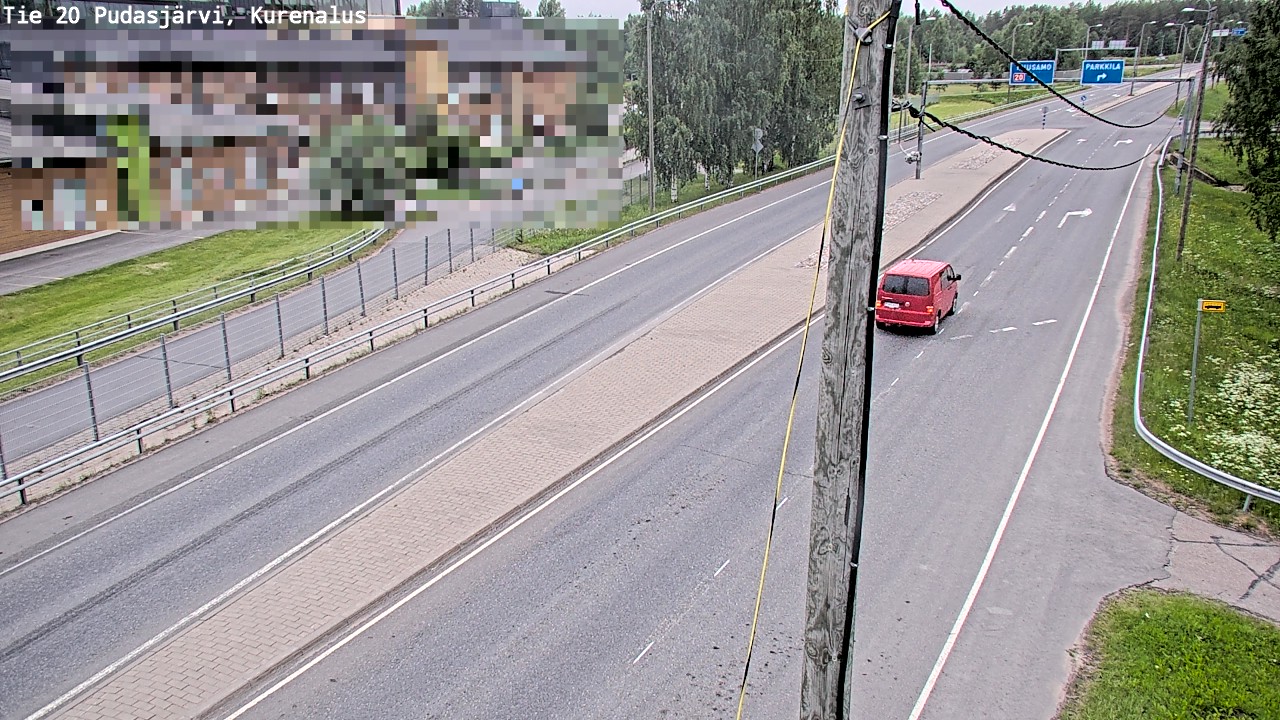 Kelikamerat Kuva Tie 20 Pudasjärvi, Kurenalus, Pudasjärvi, Pohjois-Pohjanmaa