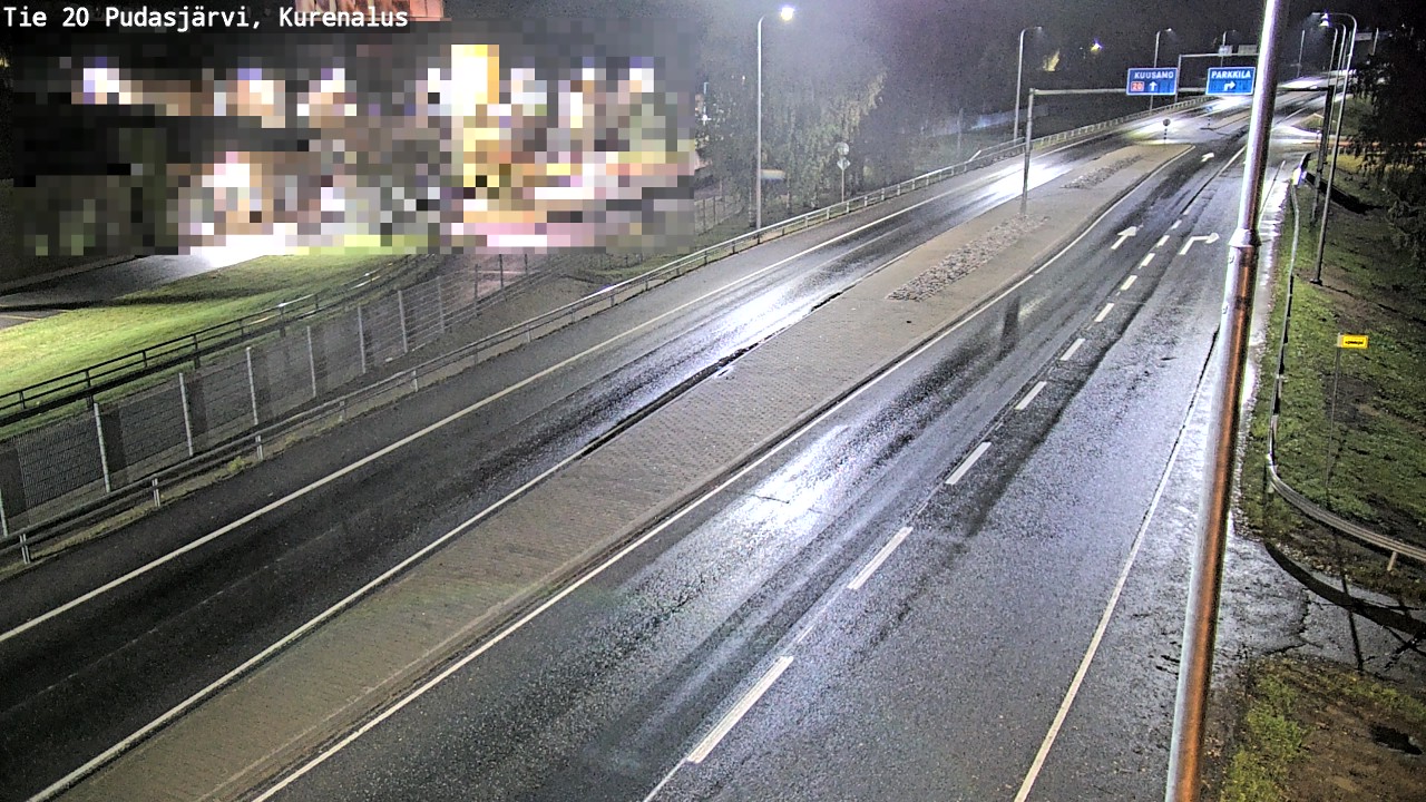 Weather Camera Image Väg 20Pudasjärvi, Kurenalus, Pudasjärvi, Pohjois-Pohjanmaa