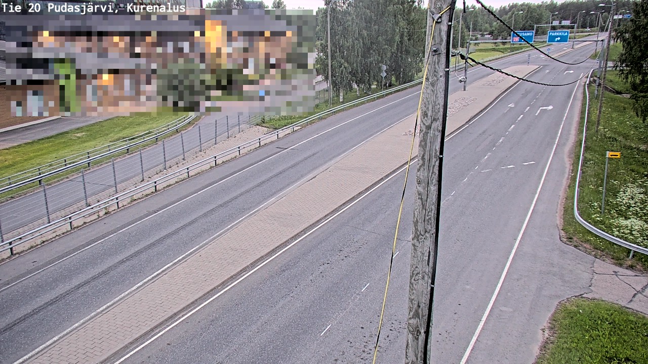 Kelikamerat Kuva Tie 20 Pudasjärvi, Kurenalus, Pudasjärvi, Pohjois-Pohjanmaa