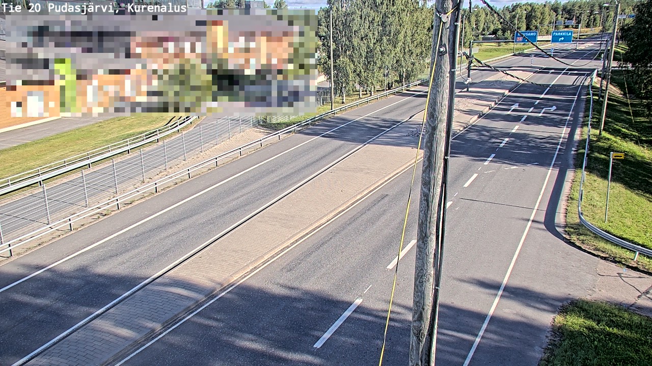 Weather Camera Image Väg 20Pudasjärvi, Kurenalus, Pudasjärvi, Pohjois-Pohjanmaa