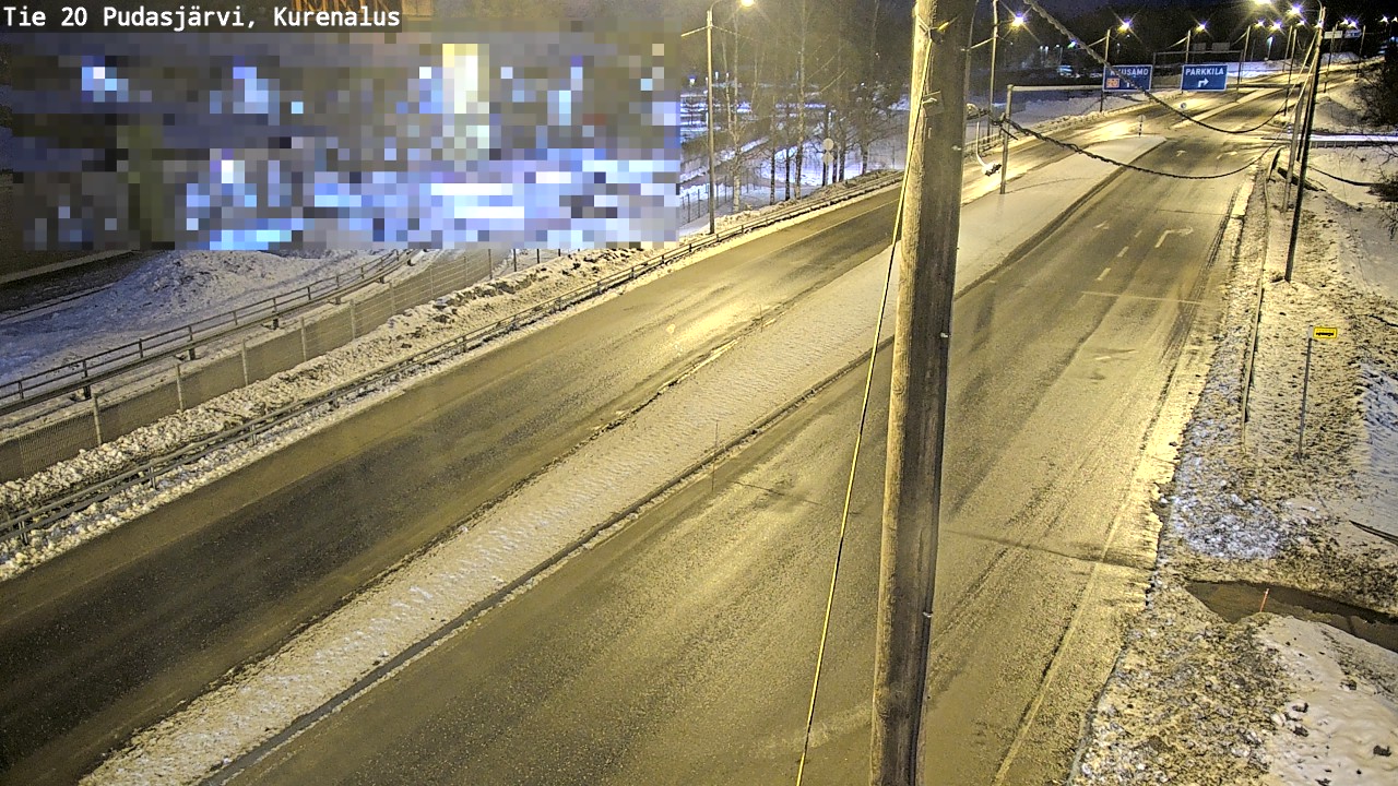 Kelikamerat Kuva Tie 20 Pudasjärvi, Kurenalus, Pudasjärvi, Pohjois-Pohjanmaa