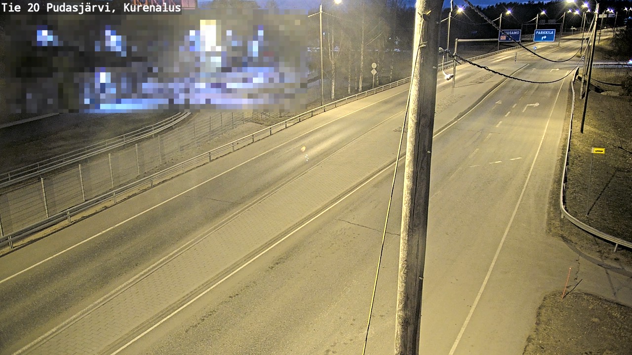 Kelikamerat Kuva Tie 20 Pudasjärvi, Kurenalus, Pudasjärvi, Pohjois-Pohjanmaa