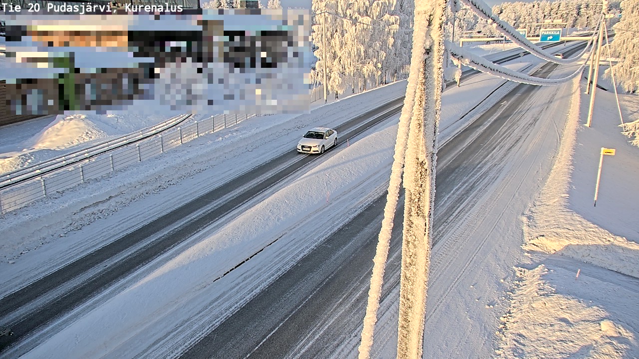 Kelikamerat Kuva Tie 20 Pudasjärvi, Kurenalus, Pudasjärvi, Pohjois-Pohjanmaa