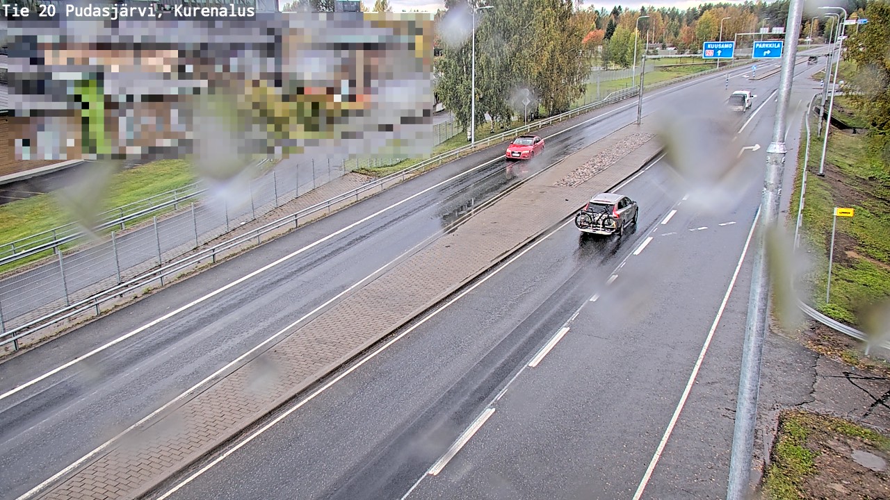 Weather Camera Image Väg 20Pudasjärvi, Kurenalus, Pudasjärvi, Pohjois-Pohjanmaa
