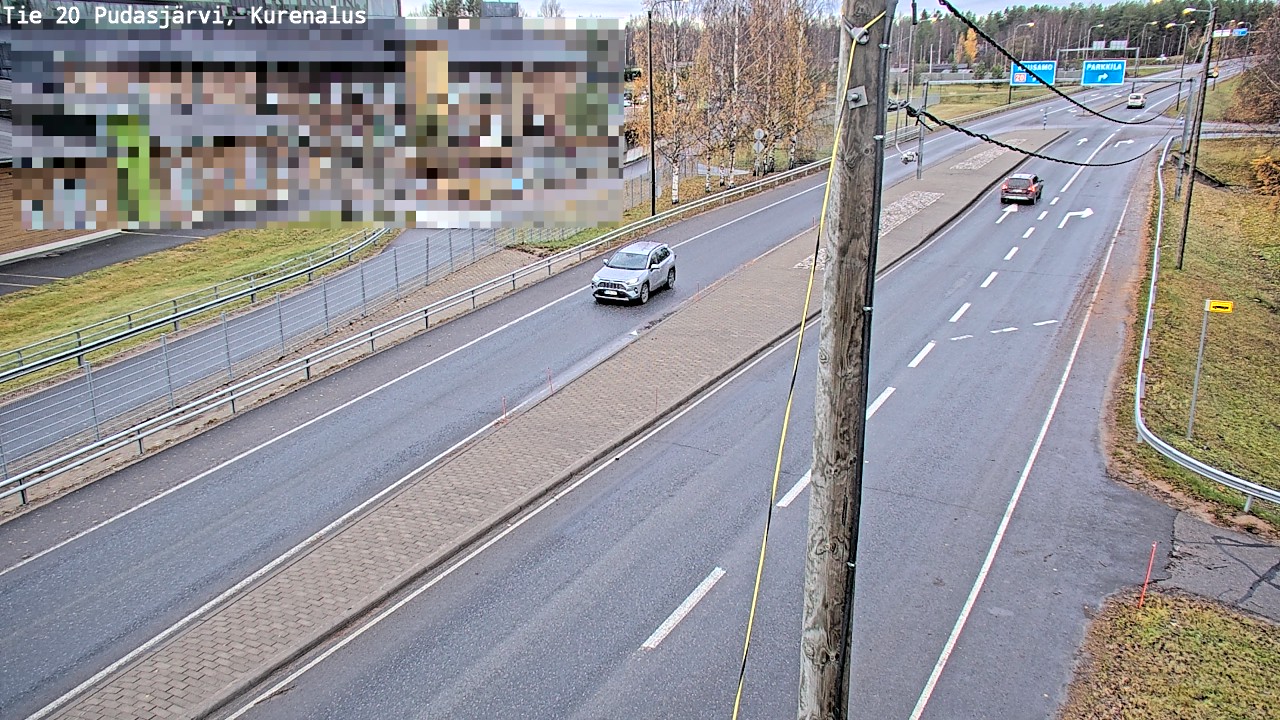 Kelikamerat Kuva Tie 20 Pudasjärvi, Kurenalus, Pudasjärvi, Pohjois-Pohjanmaa