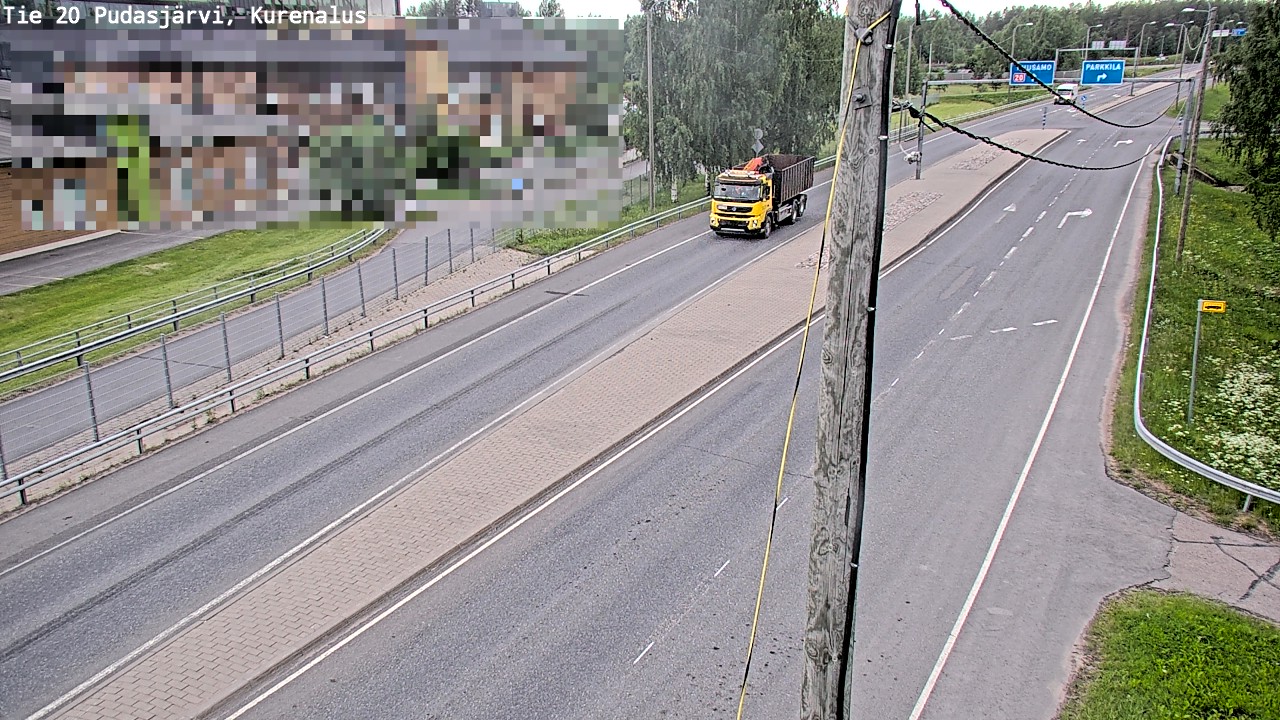 Kelikamerat Kuva Tie 20 Pudasjärvi, Kurenalus, Pudasjärvi, Pohjois-Pohjanmaa