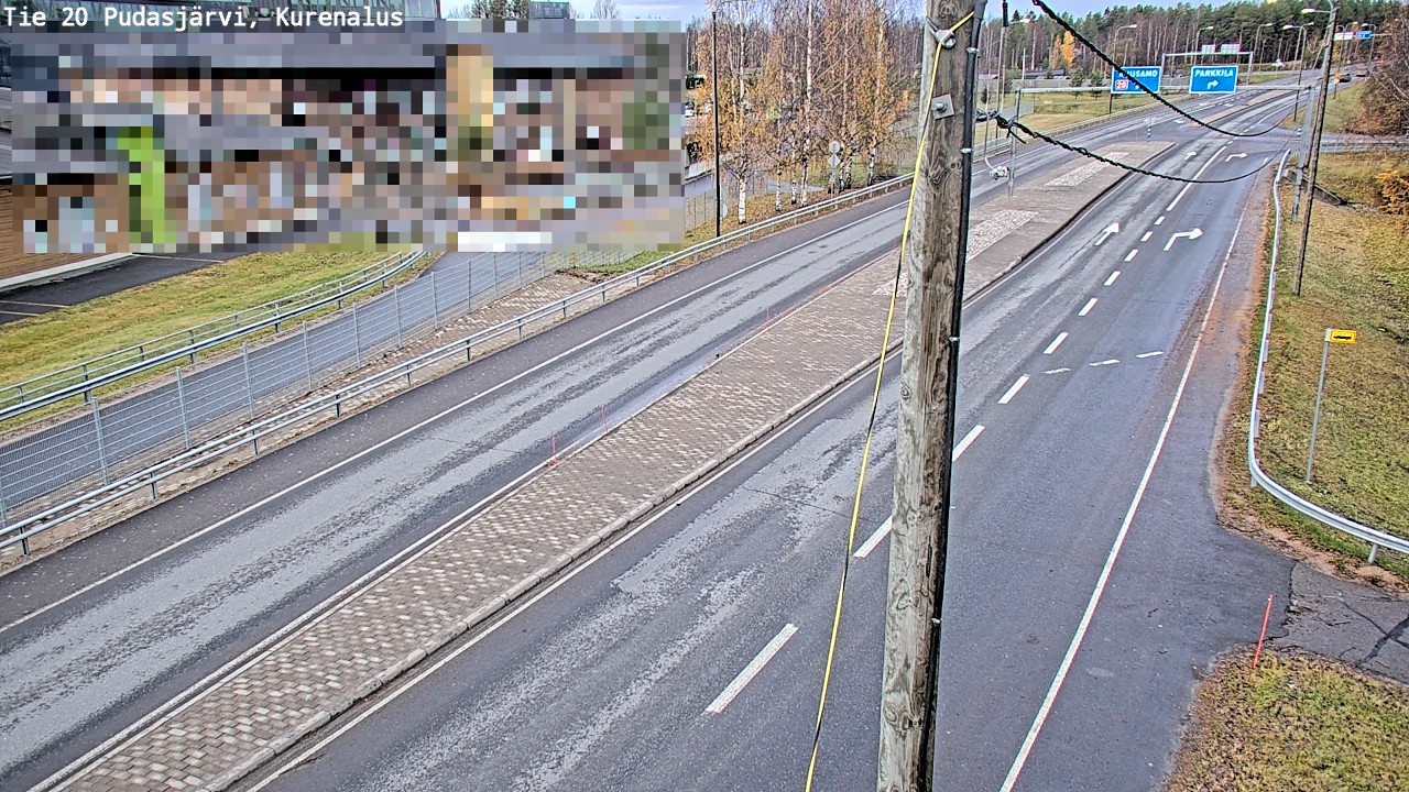 Kelikamerat Kuva Tie 20 Pudasjärvi, Kurenalus, Pudasjärvi, Pohjois-Pohjanmaa