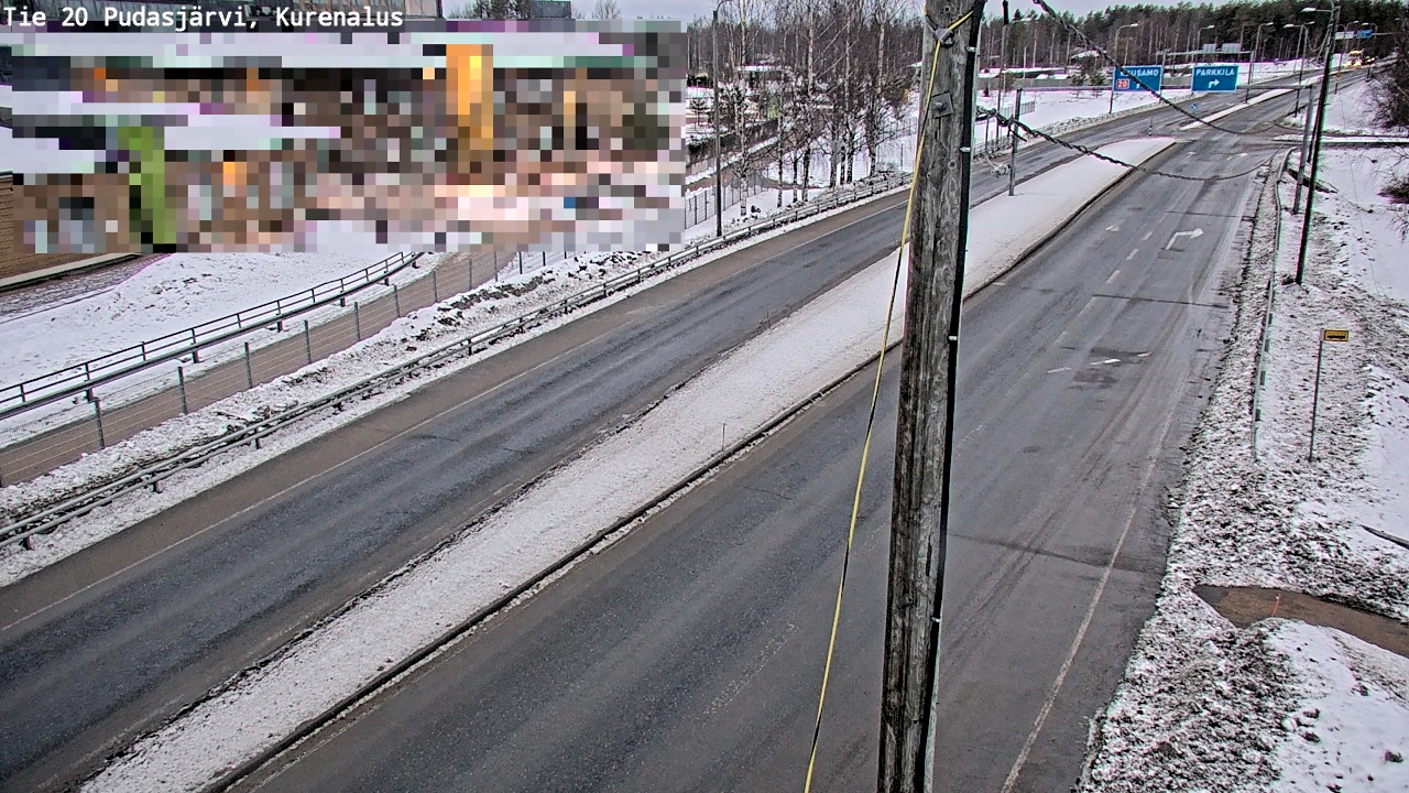 Kelikamerat Kuva Tie 20 Pudasjärvi, Kurenalus, Pudasjärvi, Pohjois-Pohjanmaa