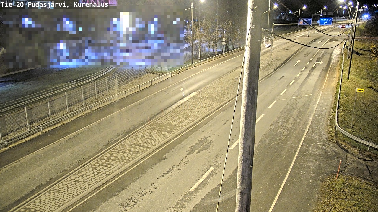 Kelikamerat Kuva Tie 20 Pudasjärvi, Kurenalus, Pudasjärvi, Pohjois-Pohjanmaa