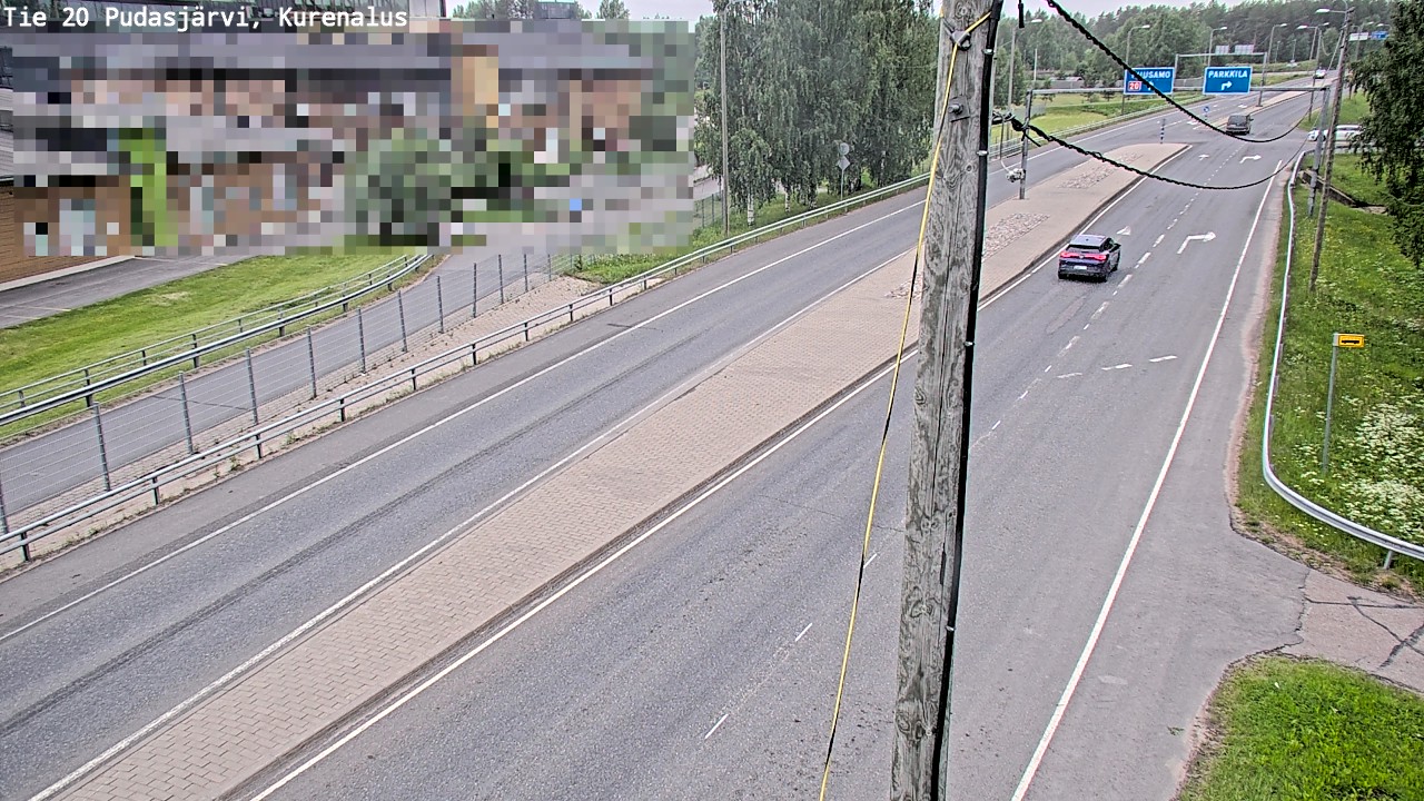 Kelikamerat Kuva Tie 20 Pudasjärvi, Kurenalus, Pudasjärvi, Pohjois-Pohjanmaa
