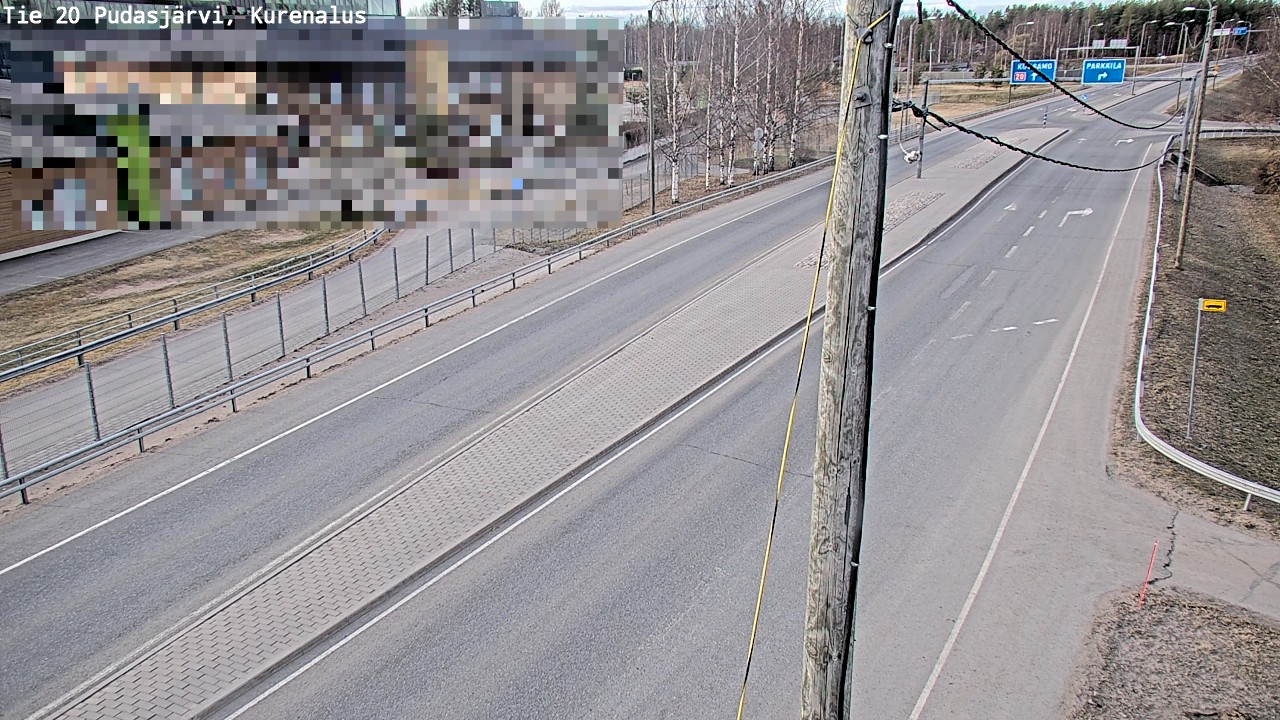 Kelikamerat Kuva Tie 20 Pudasjärvi, Kurenalus, Pudasjärvi, Pohjois-Pohjanmaa
