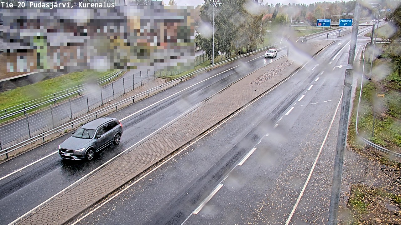 Weather Camera Image Väg 20Pudasjärvi, Kurenalus, Pudasjärvi, Pohjois-Pohjanmaa