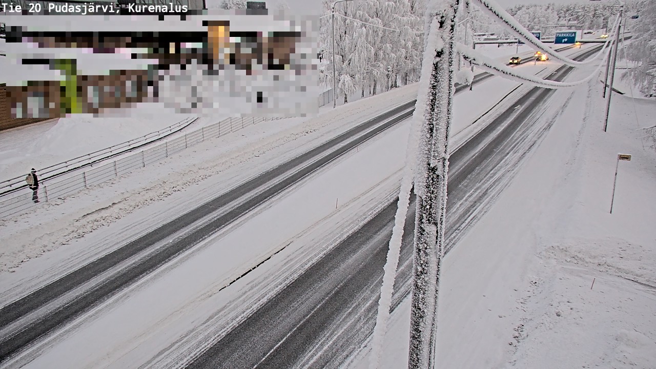 Kelikamerat Kuva Tie 20 Pudasjärvi, Kurenalus, Pudasjärvi, Pohjois-Pohjanmaa