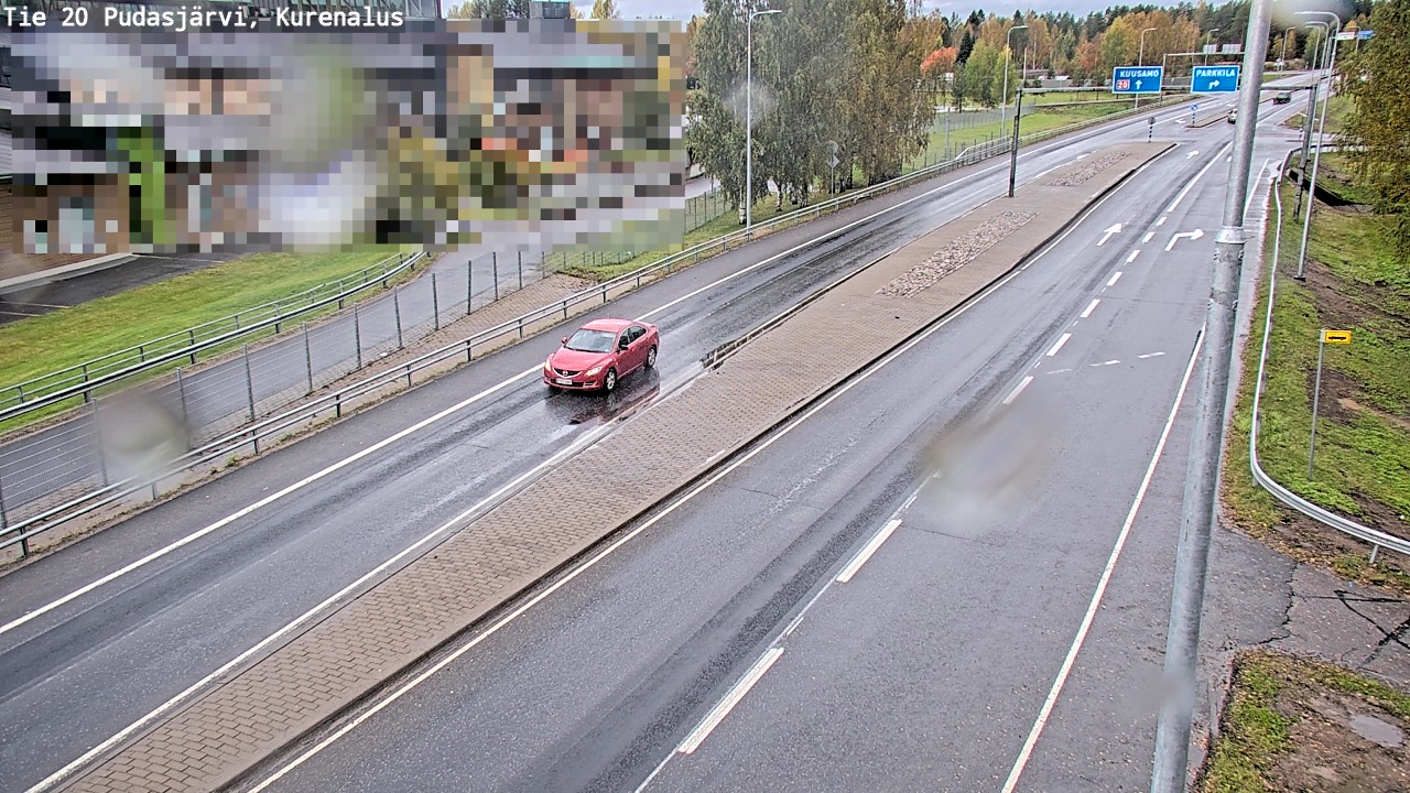 Weather Camera Image Väg 20Pudasjärvi, Kurenalus, Pudasjärvi, Pohjois-Pohjanmaa