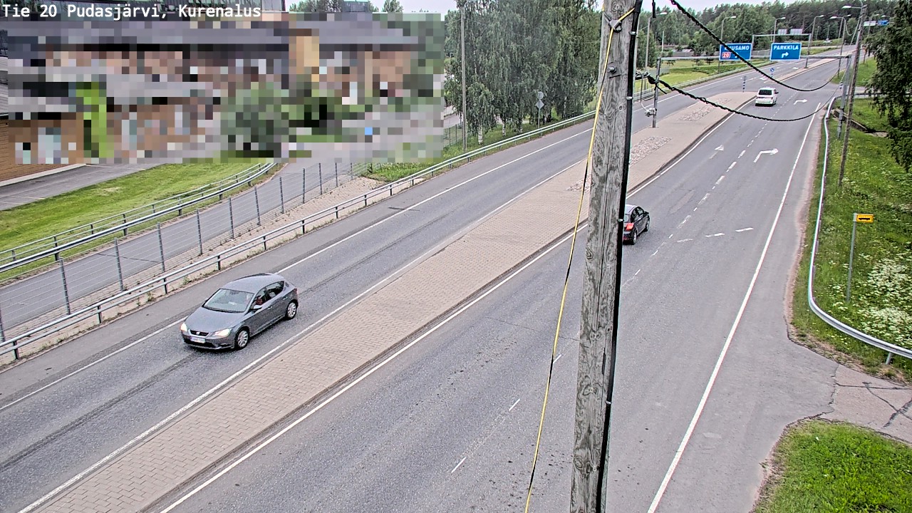 Kelikamerat Kuva Tie 20 Pudasjärvi, Kurenalus, Pudasjärvi, Pohjois-Pohjanmaa