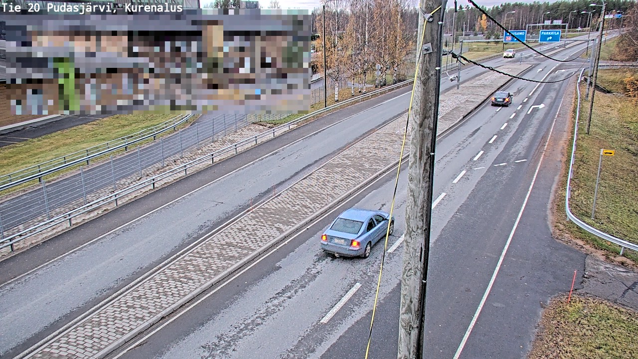 Kelikamerat Kuva Tie 20 Pudasjärvi, Kurenalus, Pudasjärvi, Pohjois-Pohjanmaa