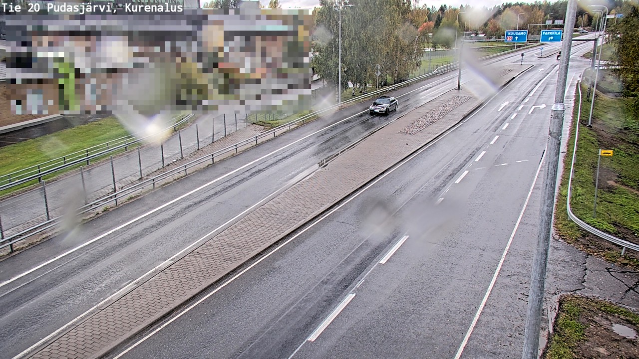 Weather Camera Image Väg 20Pudasjärvi, Kurenalus, Pudasjärvi, Pohjois-Pohjanmaa