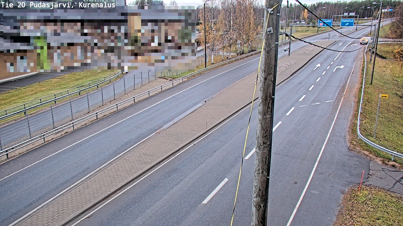 Kelikamerat Kuva Tie 20 Pudasjärvi, Kurenalus, Pudasjärvi, Pohjois-Pohjanmaa