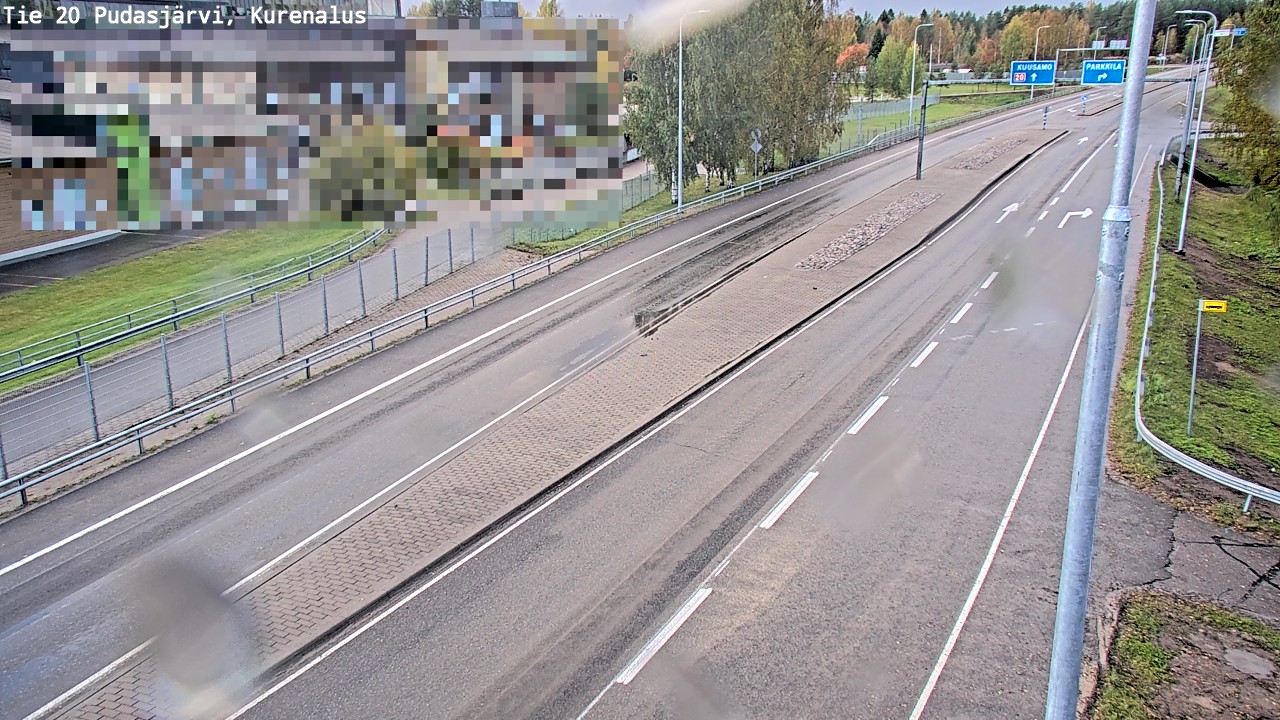 Weather Camera Image Väg 20Pudasjärvi, Kurenalus, Pudasjärvi, Pohjois-Pohjanmaa