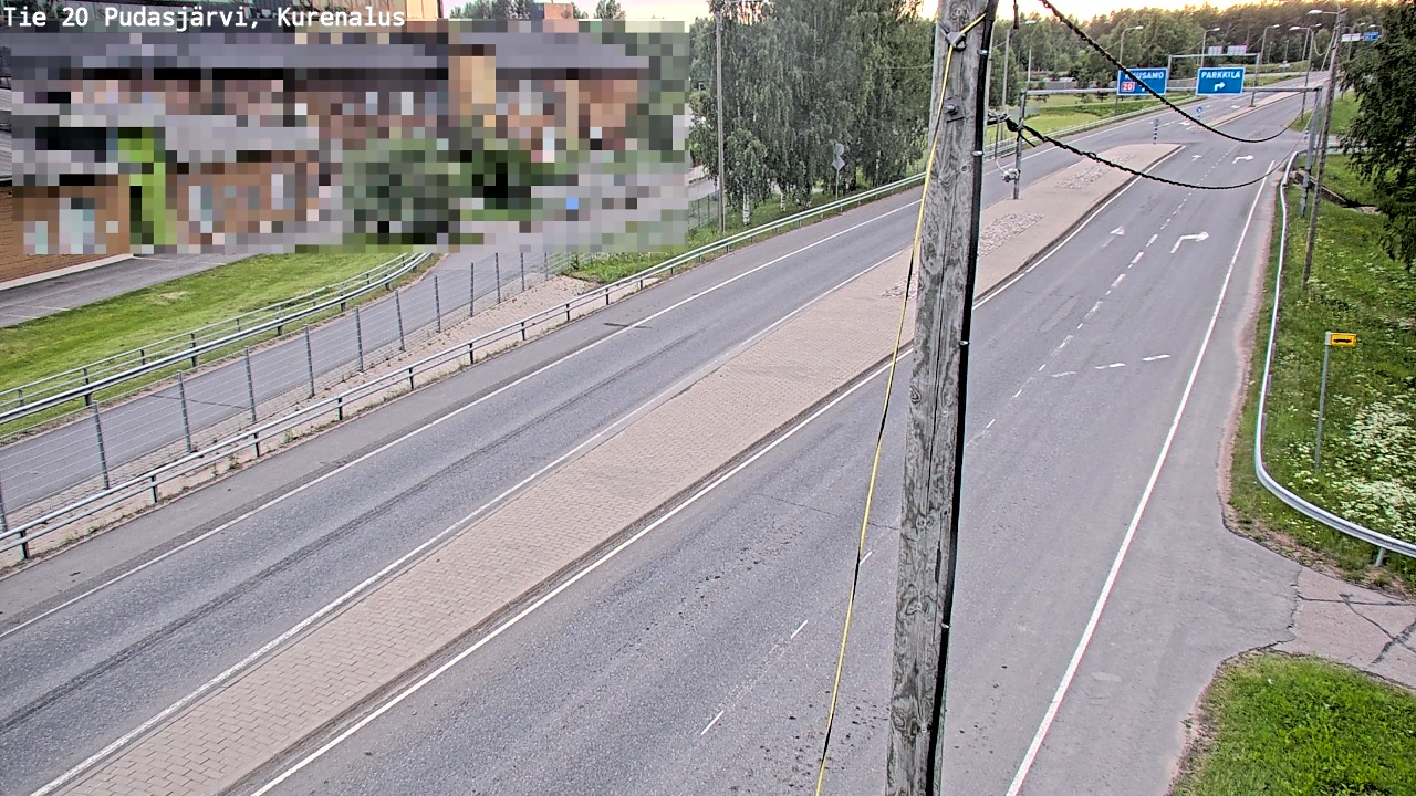 Kelikamerat Kuva Tie 20 Pudasjärvi, Kurenalus, Pudasjärvi, Pohjois-Pohjanmaa
