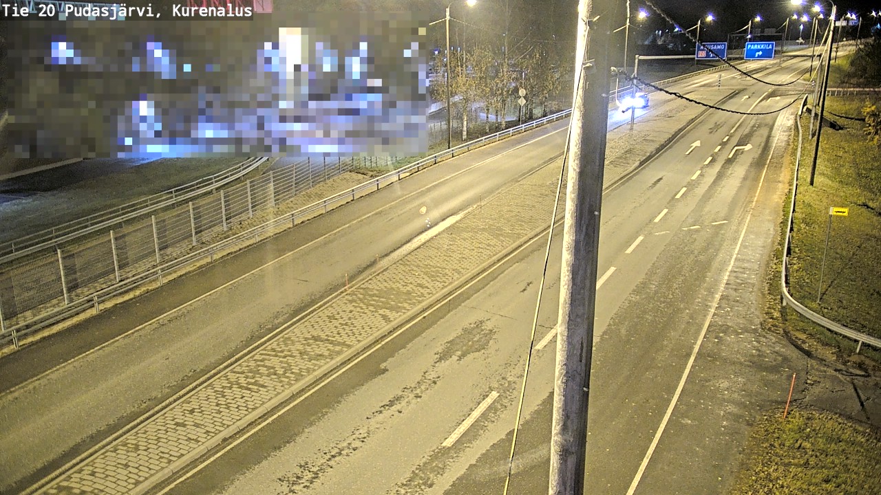 Kelikamerat Kuva Tie 20 Pudasjärvi, Kurenalus, Pudasjärvi, Pohjois-Pohjanmaa