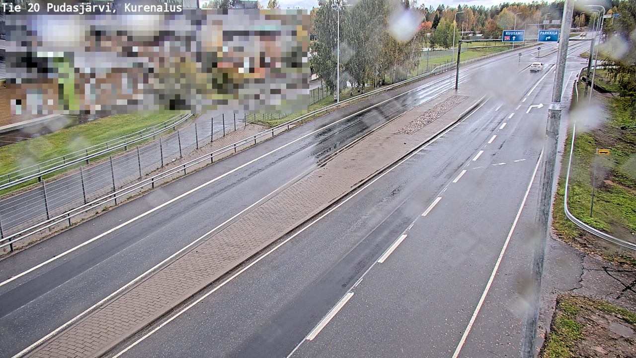 Weather Camera Image Väg 20Pudasjärvi, Kurenalus, Pudasjärvi, Pohjois-Pohjanmaa