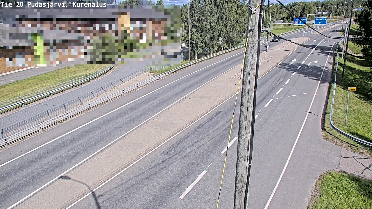 Kelikamerat Kuva Tie 20 Pudasjärvi, Kurenalus, Pudasjärvi, Pohjois-Pohjanmaa