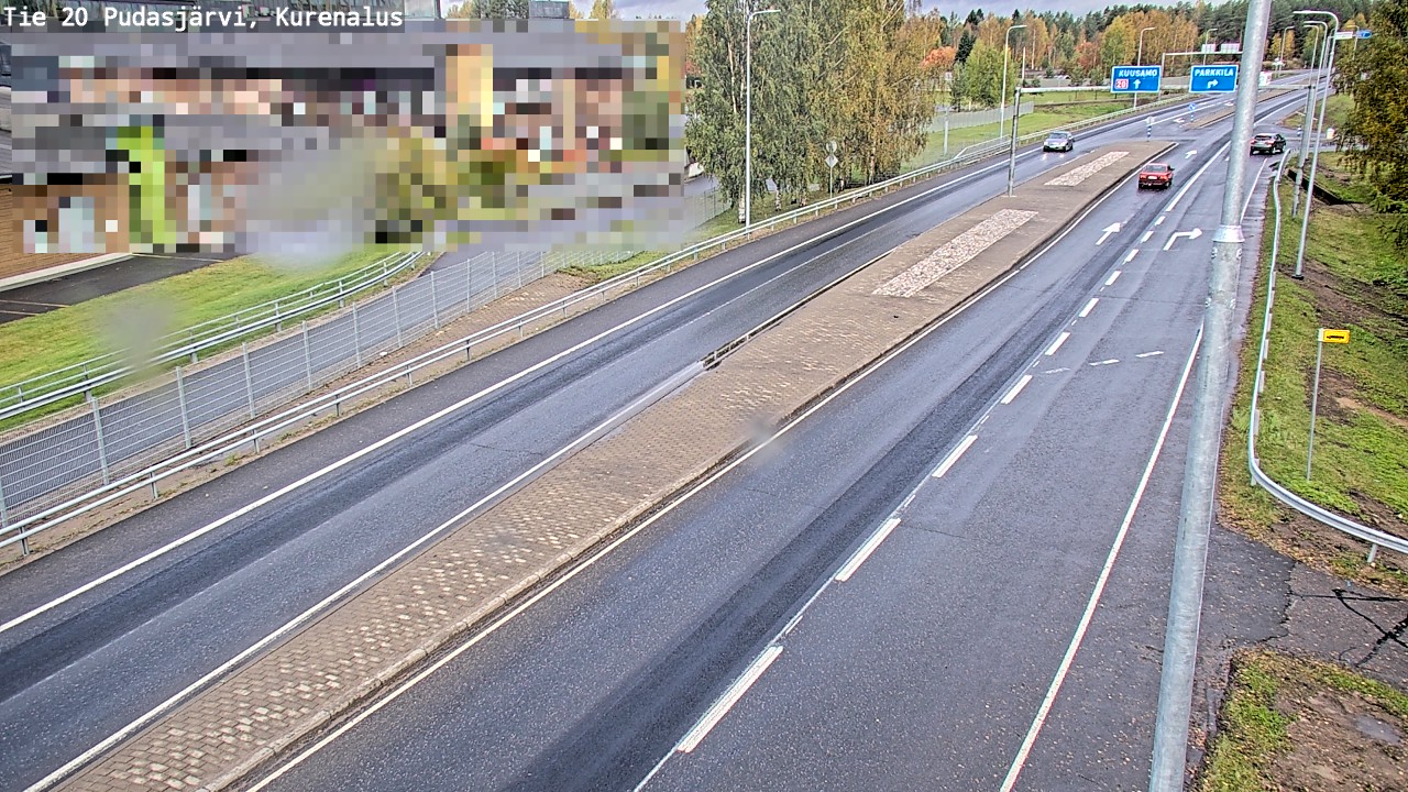 Weather Camera Image Väg 20Pudasjärvi, Kurenalus, Pudasjärvi, Pohjois-Pohjanmaa