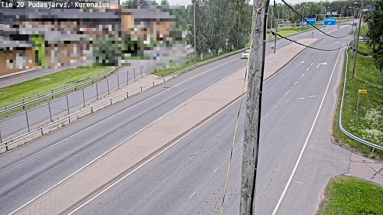 Kelikamerat Kuva Tie 20 Pudasjärvi, Kurenalus, Pudasjärvi, Pohjois-Pohjanmaa