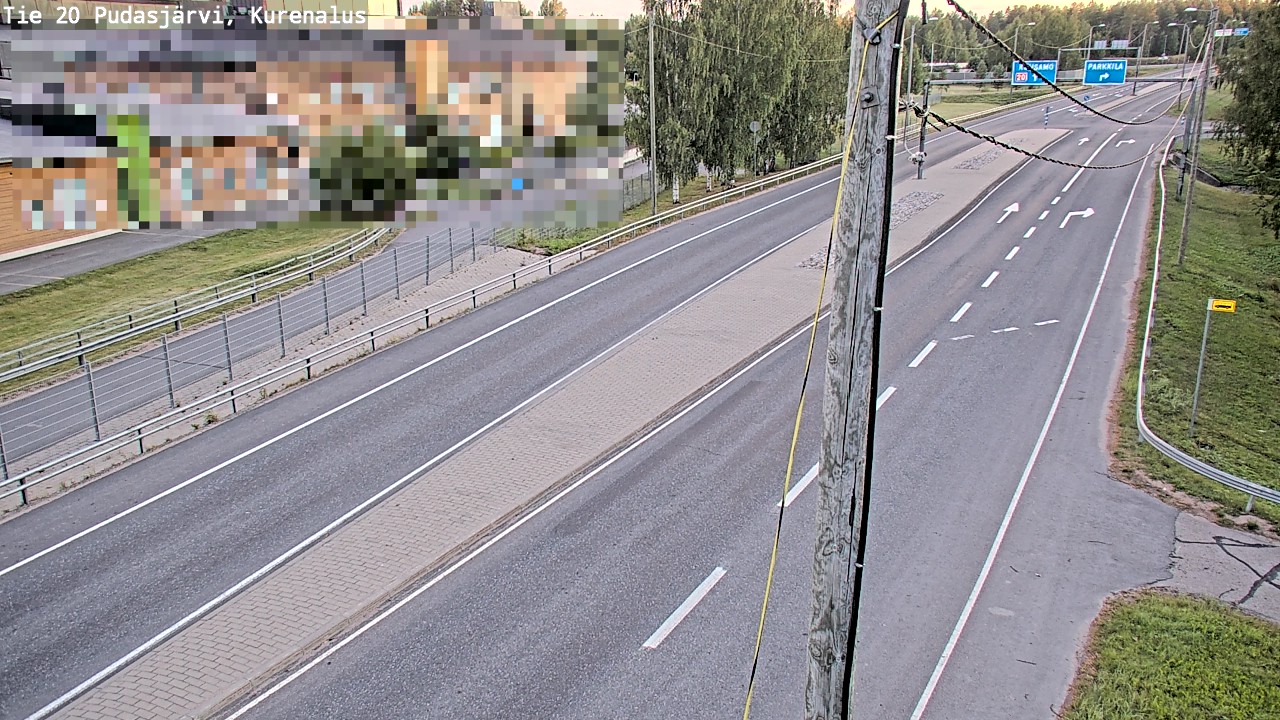 Kelikamerat Kuva Tie 20 Pudasjärvi, Kurenalus, Pudasjärvi, Pohjois-Pohjanmaa