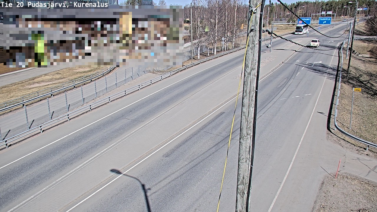 Kelikamerat Kuva Tie 20 Pudasjärvi, Kurenalus, Pudasjärvi, Pohjois-Pohjanmaa