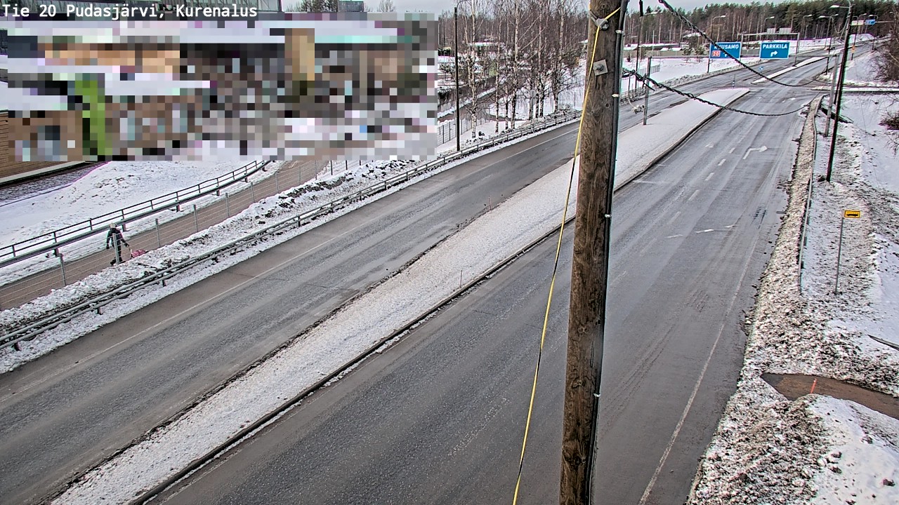 Kelikamerat Kuva Tie 20 Pudasjärvi, Kurenalus, Pudasjärvi, Pohjois-Pohjanmaa