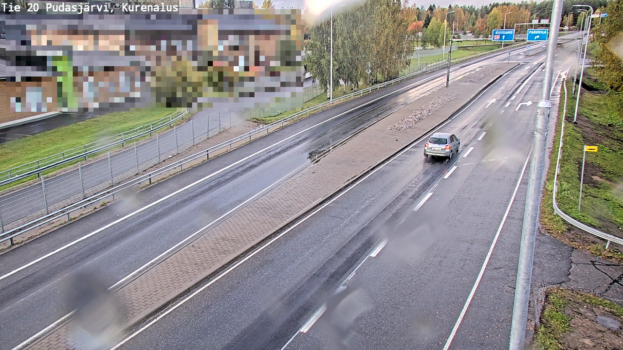 Weather Camera Image Väg 20Pudasjärvi, Kurenalus, Pudasjärvi, Pohjois-Pohjanmaa