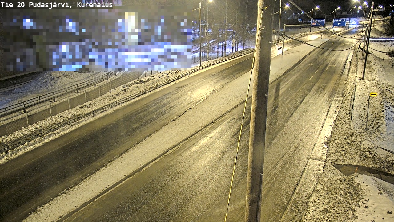 Kelikamerat Kuva Tie 20 Pudasjärvi, Kurenalus, Pudasjärvi, Pohjois-Pohjanmaa