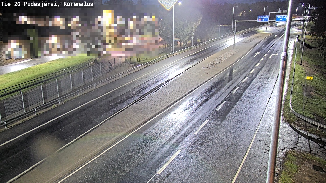 Weather Camera Image Väg 20Pudasjärvi, Kurenalus, Pudasjärvi, Pohjois-Pohjanmaa