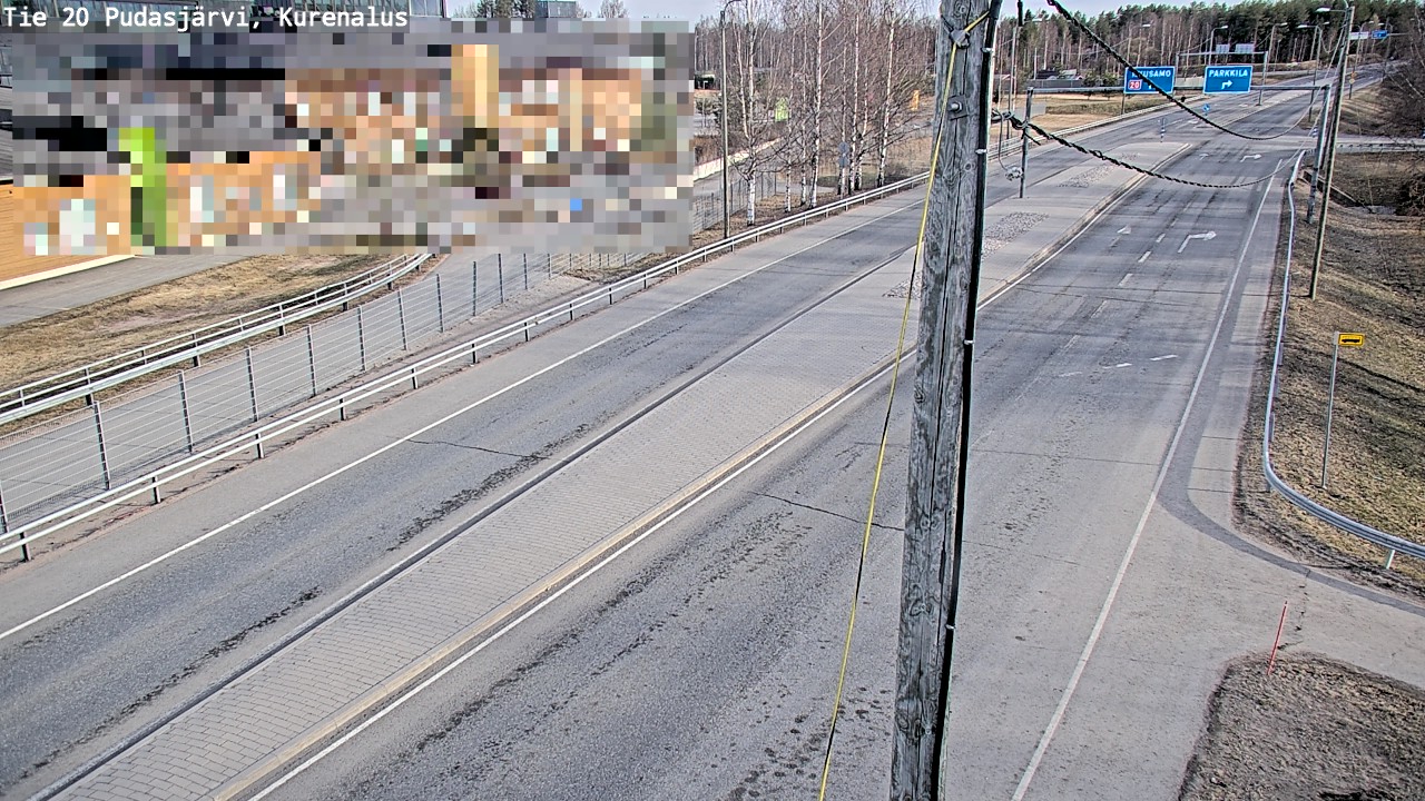 Kelikamerat Kuva Tie 20 Pudasjärvi, Kurenalus, Pudasjärvi, Pohjois-Pohjanmaa