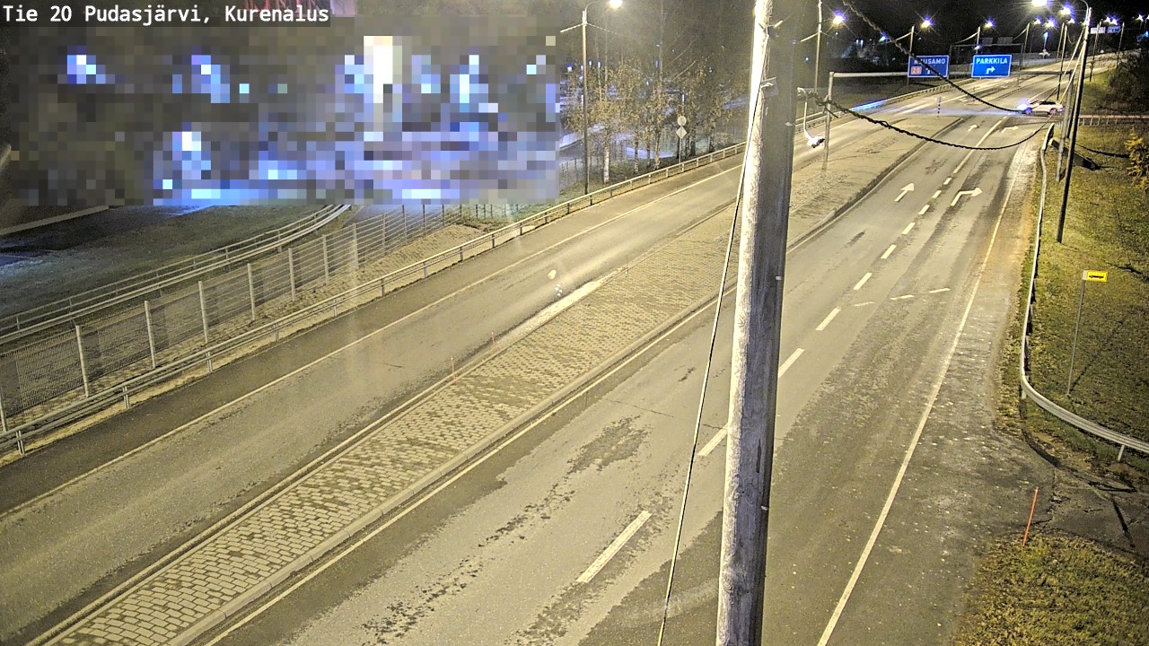 Kelikamerat Kuva Tie 20 Pudasjärvi, Kurenalus, Pudasjärvi, Pohjois-Pohjanmaa