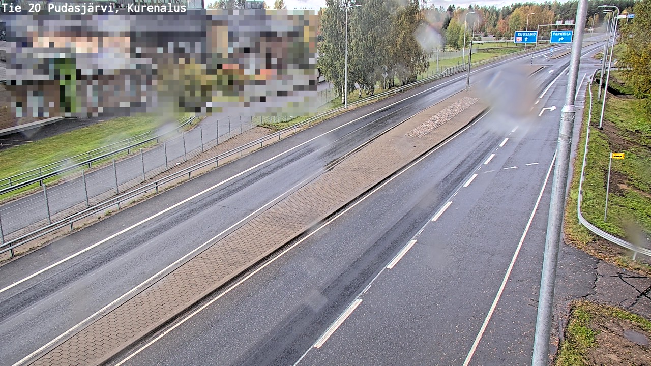 Weather Camera Image Väg 20Pudasjärvi, Kurenalus, Pudasjärvi, Pohjois-Pohjanmaa