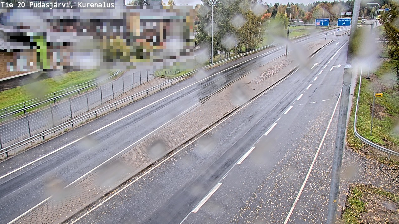 Weather Camera Image Väg 20Pudasjärvi, Kurenalus, Pudasjärvi, Pohjois-Pohjanmaa