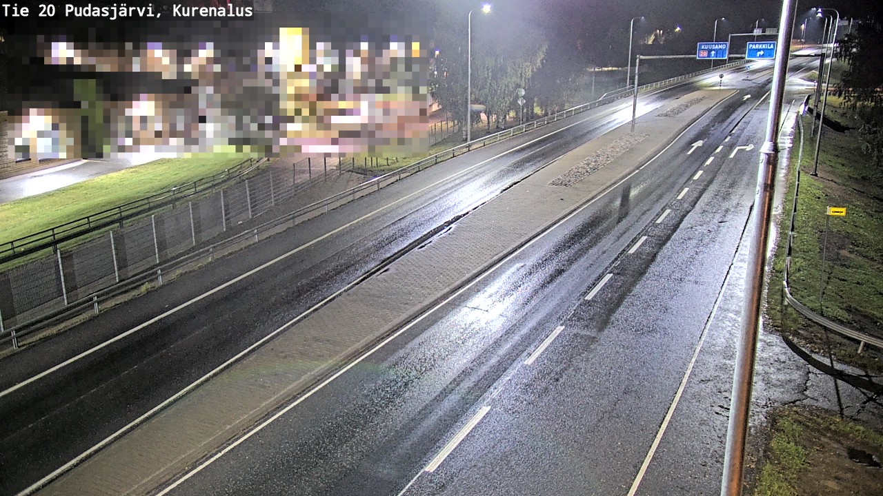 Weather Camera Image Väg 20Pudasjärvi, Kurenalus, Pudasjärvi, Pohjois-Pohjanmaa