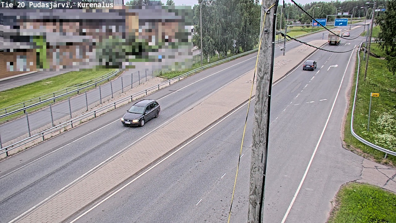 Kelikamerat Kuva Tie 20 Pudasjärvi, Kurenalus, Pudasjärvi, Pohjois-Pohjanmaa