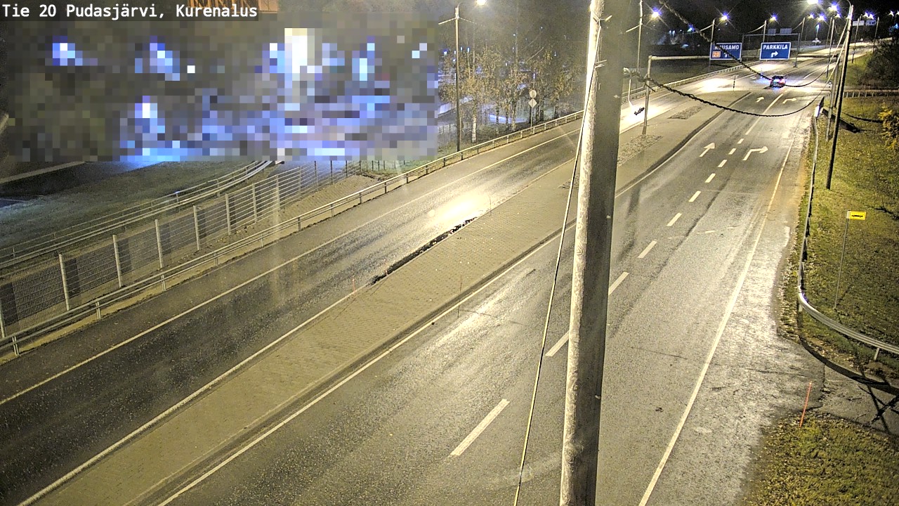 Kelikamerat Kuva Tie 20 Pudasjärvi, Kurenalus, Pudasjärvi, Pohjois-Pohjanmaa