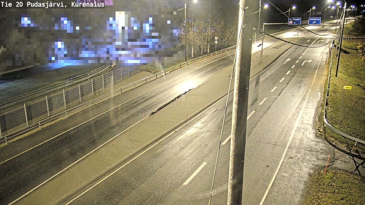 Kelikamerat Kuva Tie 20 Pudasjärvi, Kurenalus, Pudasjärvi, Pohjois-Pohjanmaa