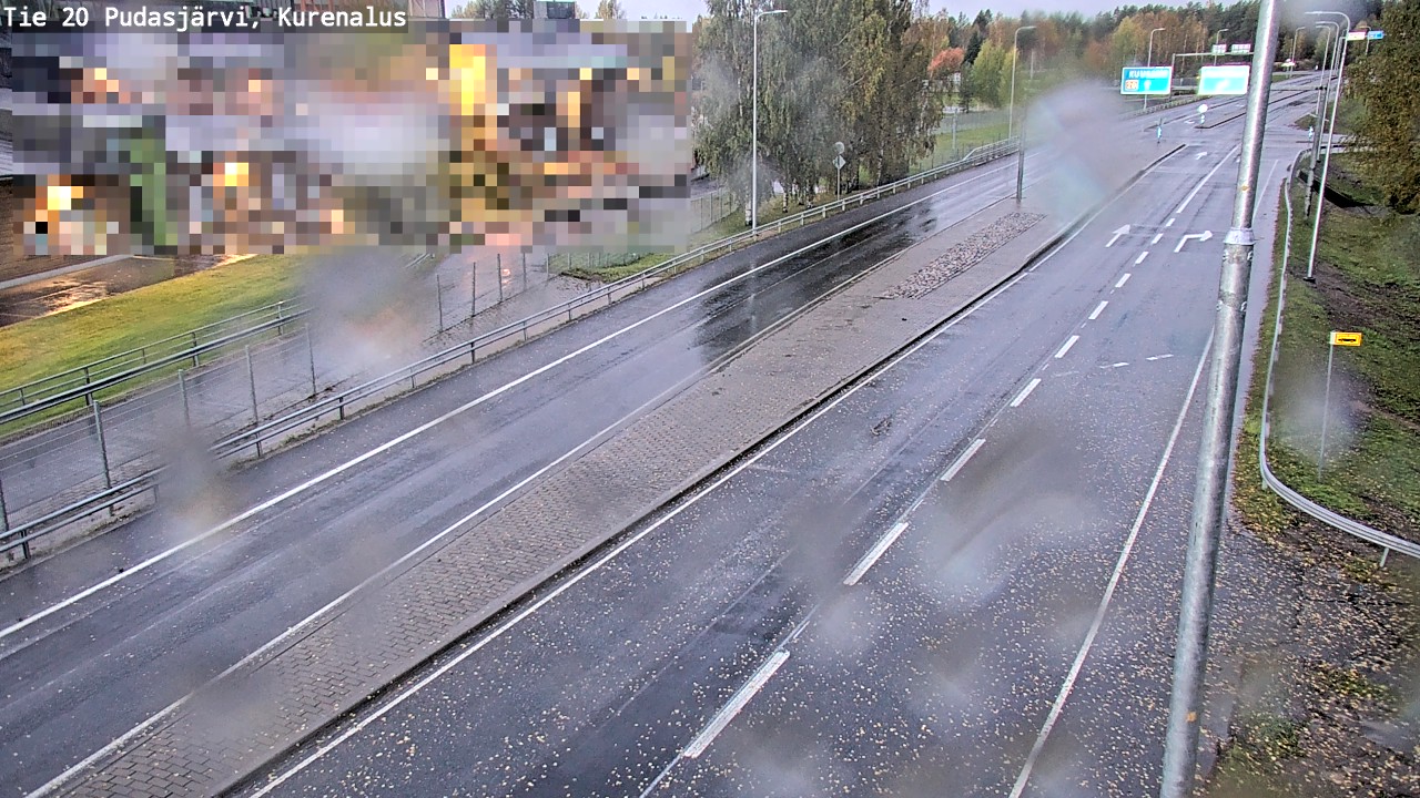 Weather Camera Image Väg 20Pudasjärvi, Kurenalus, Pudasjärvi, Pohjois-Pohjanmaa