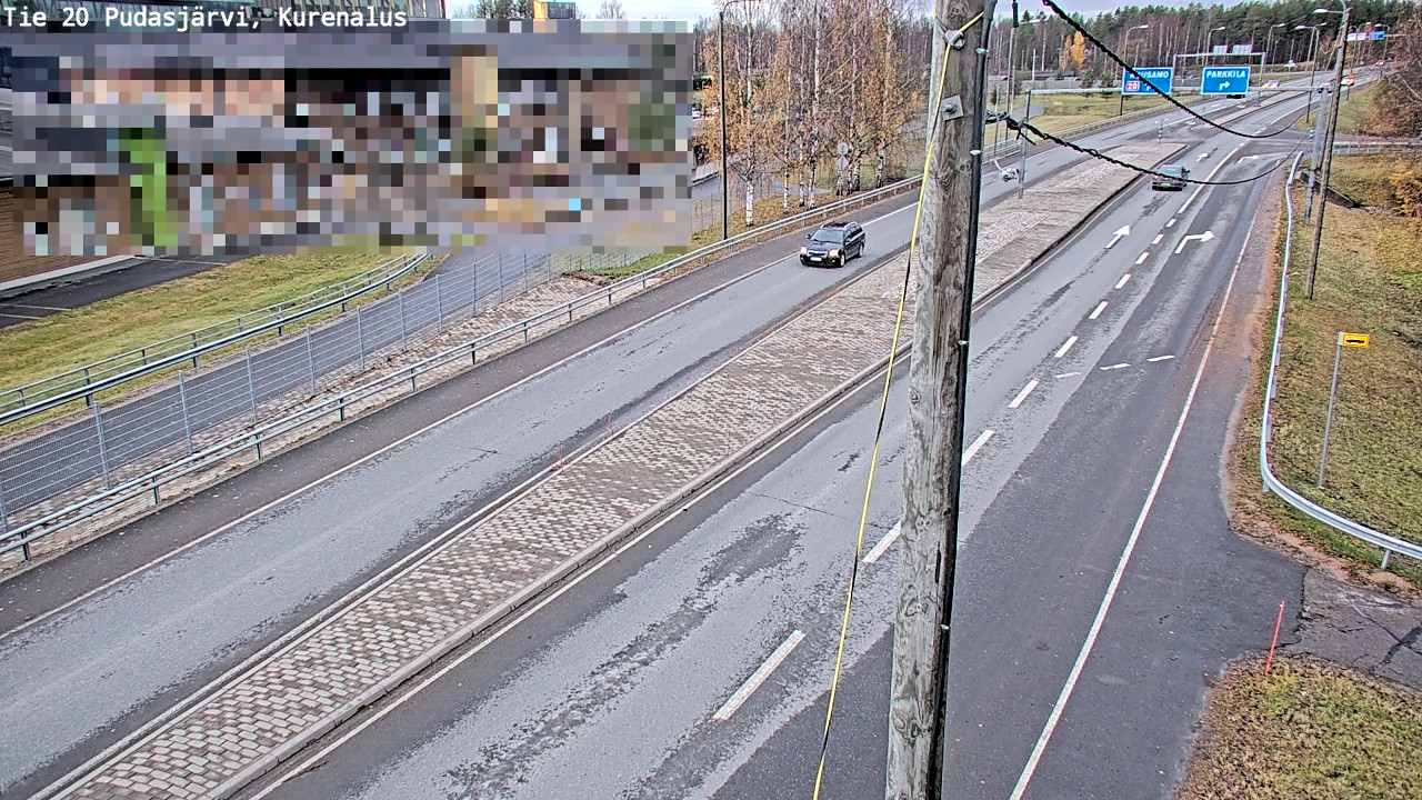 Kelikamerat Kuva Tie 20 Pudasjärvi, Kurenalus, Pudasjärvi, Pohjois-Pohjanmaa