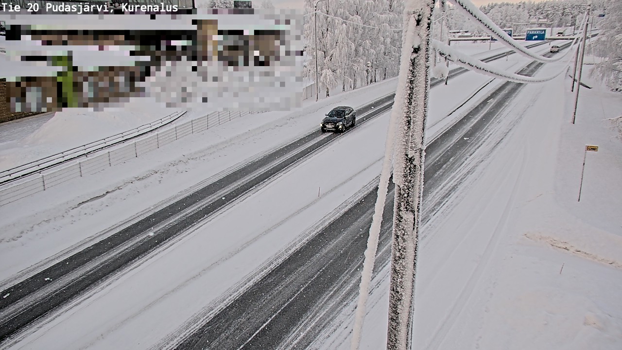 Kelikamerat Kuva Tie 20 Pudasjärvi, Kurenalus, Pudasjärvi, Pohjois-Pohjanmaa